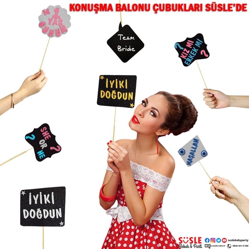 Konuşma Balonu Çubukları www.susle.com.tr'de