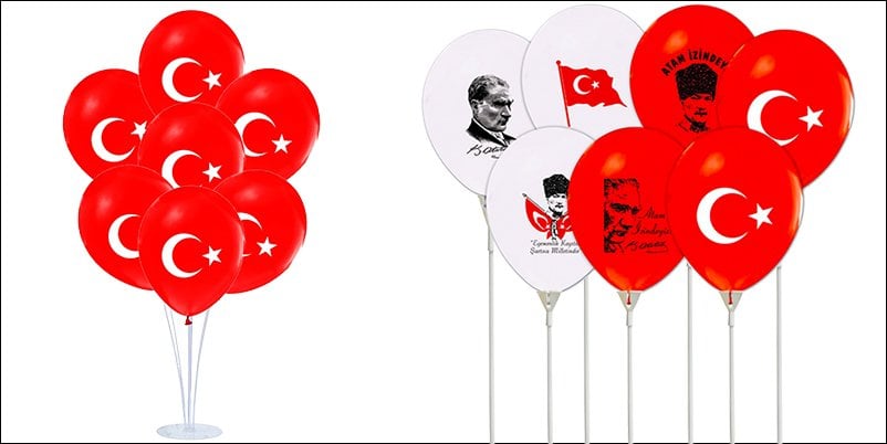 19 Mayıs Balonları SüSLe Bebek ve Parti'de