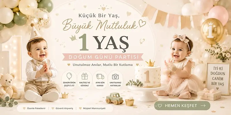 <h6>1 YAŞ DOĞUM GÜNÜ</h6><h5>KATEGORİSİNDEKİ TÜM ÜRÜNLERİ GÖSTER</h5>