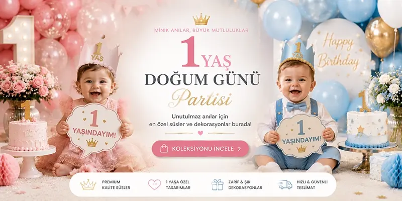 <h6>1 YAŞ DOĞUM GÜNÜ</h6><h5>KATEGORİSİNDEKİ TÜM ÜRÜNLERİ GÖSTER</h5>