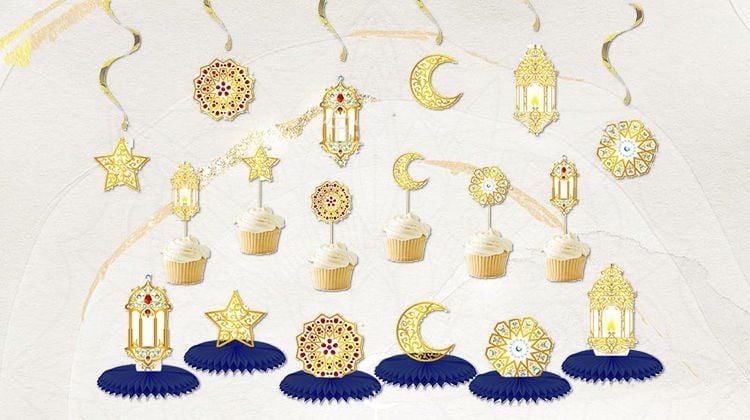 Hoşgeldin Ramazan Dekorasyonu, Ramazan Süsleri, Eid Mubarak.