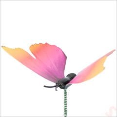 Bükülebilir Çubuklu ve 3 Boyutlu Kelebek, 12 Adet - Rainbow