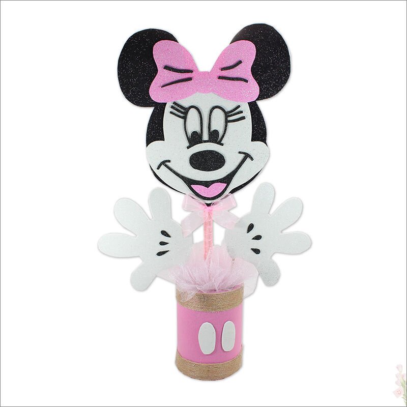 Minnie Mouse Masa Süsü, 45cm x 20cm - Pembe