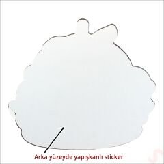 Donald Duck Aynalı Duvar Stickerı, 33cm x 30cm