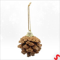 Yılbaşı Ağaç SüSü Doğal Kozalak, 5 cm x 12 Adet