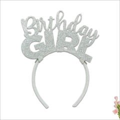 Birthday Girl Taç - Gümüş