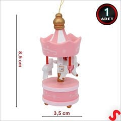 Mini Pembe Atlı Karınca, 8,5cm x 3,5cm - 1 Adet
