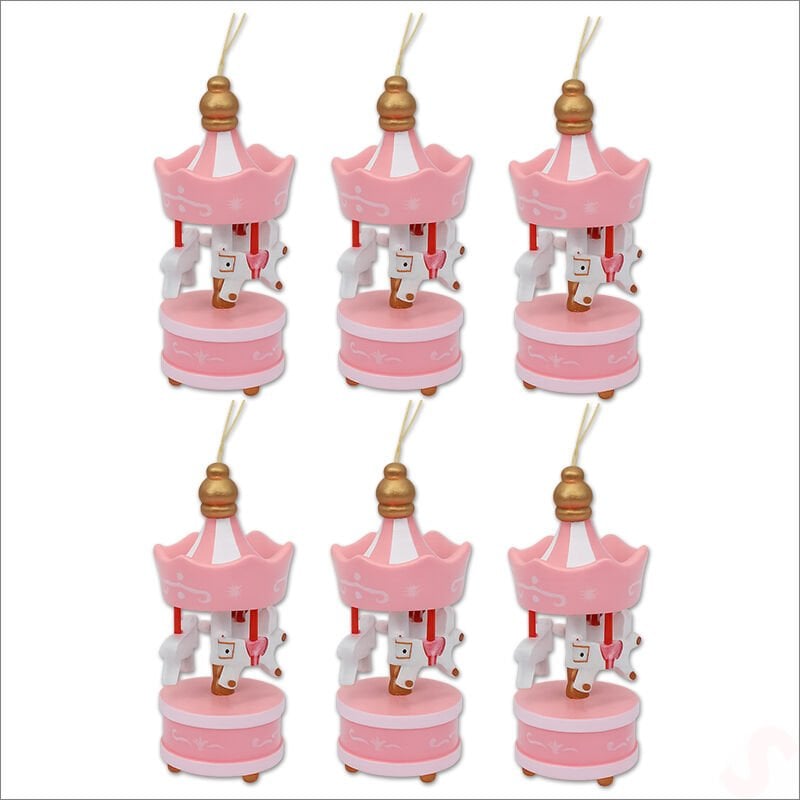 Mini Pembe Atlı Karınca, 8,5cm x 3,5cm - 6 Adet