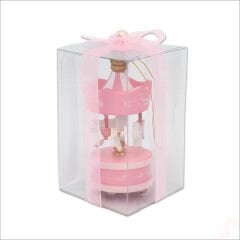 Kutulu Mini Atlı Karınca, 8,5cm x 3,5cm - Pembe