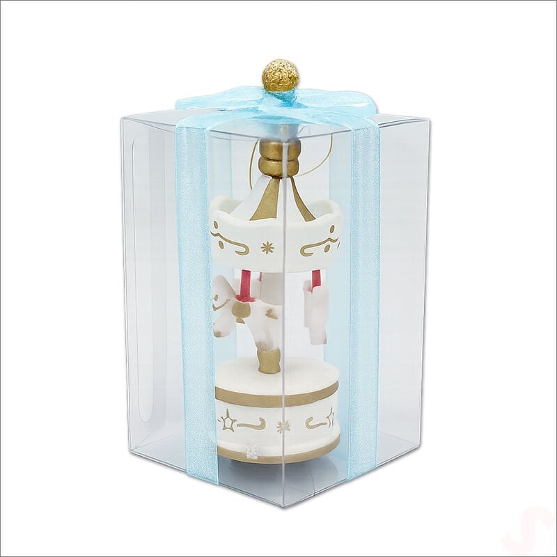 Kutulu Mini Atlı Karınca, 8,5cm x 3,5cm - Beyaz