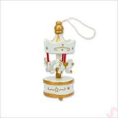Kutulu Mini Atlı Karınca, 8,5cm x 3,5cm - Beyaz