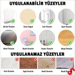 Kozmik Galaksi, 9 Parça Duvar Sticker Seti