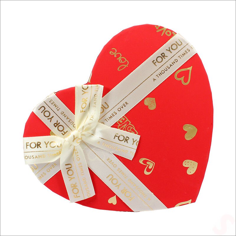 Kalp Kutu Fiyonklu Love Model 21,5x20,5x9cm - Büyük Boy