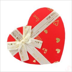 Kalp Kutu Fiyonklu Love Model 21,5x20,5x9cm - Büyük Boy
