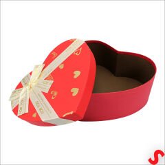 Kalp Kutu Fiyonklu Love Model 21,5x20,5x9cm - Büyük Boy