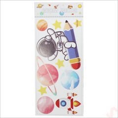 Kozmik Galaksi, 9 Parça Duvar Sticker Seti