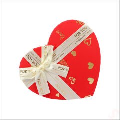 Kalp Kutu Fiyonklu Love Model 18,5x17x7,5cm - Orta Boy