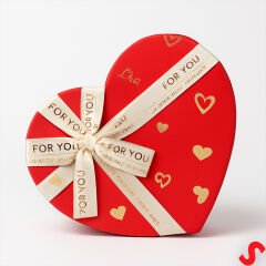 Kalp Kutu Fiyonklu Love Model 18,5x17x7,5cm - Orta Boy