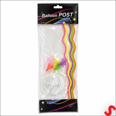 Balon Standı, Spiral 5 Çubuklu - 50 cm (Balonlar Hariç)