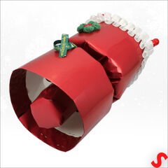 Pelüş Ayıcıklı Kokinalı Çantalı 35cm Yılbaşı Buketi - Kırmızı