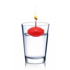 Suda Batmadan Yüzen MuM, 5 Adet - Kırmızı