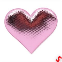 Yapışkanlı Kalp Sticker, 3,5 cm x 10 Adet - Pembe