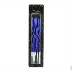 Spiral Krom MuM, 15 cm x 6 Adet - Mavi