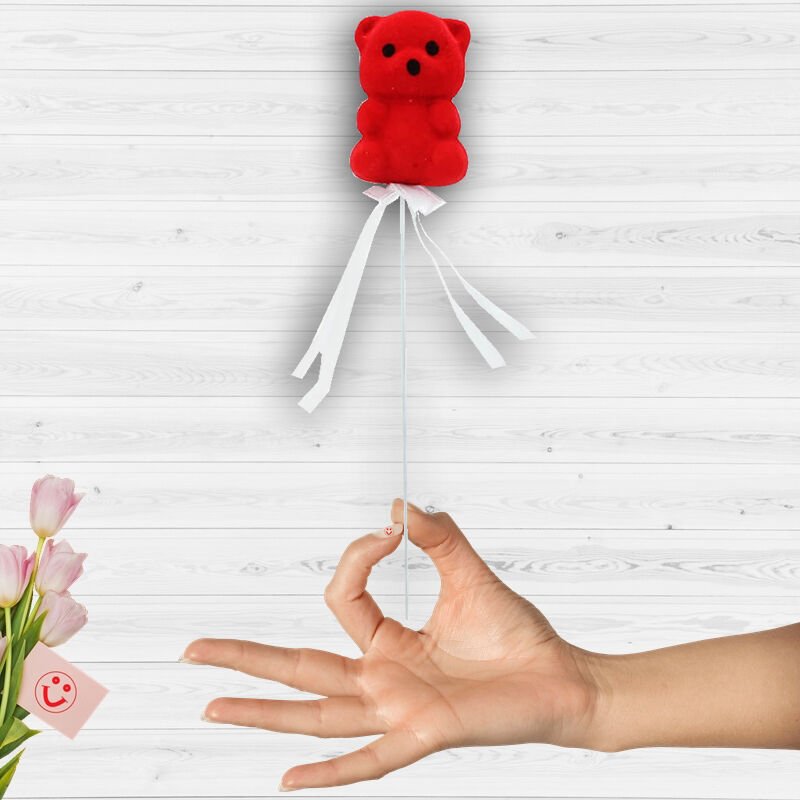 Ayıcık Çubuk, 22 x 4,5 x 3 cm Kırmızı - 1 Adet