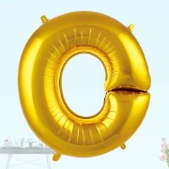 O Harf Folyo Balon, 100 cm - Altın