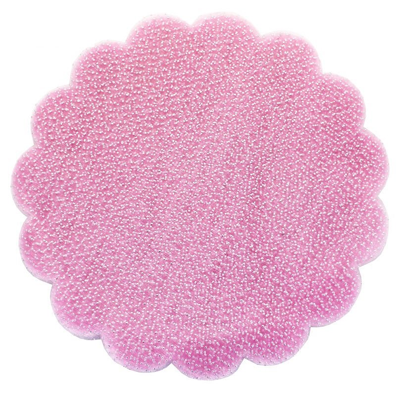 Kesilmiş Tül, 22 cm Metal Simli Organze, 25 Adet PEMBE