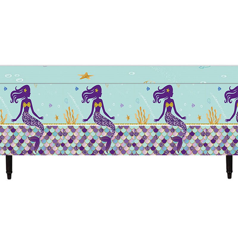 Pırıltılı Deniz Kızı Masa Örtüsü - 120cm x 180cm