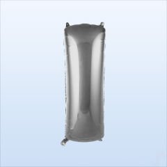 I Harf Gümüş Folyo Balon - 76 cm