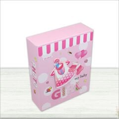 Bebek Fotoğraf Albümü 40 Resimlik Kutulu, My Baby - Pembe