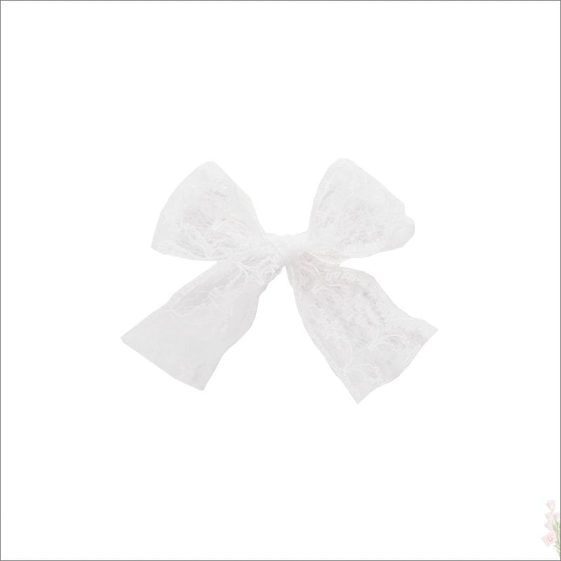 Güpür Dantel 10 Adet Fiyonk, 5,5 cm - Beyaz