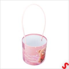 Hortum Saplı Ayıcık Kutu Büyük Boy - 16 cm