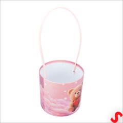 Hortum Saplı Ayıcık Kutu Küçük Boy - 12 cm