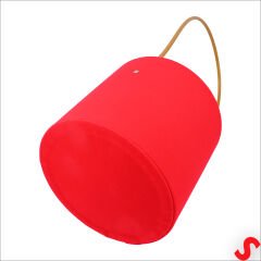 Hortum Saplı Kırmızı Kadife Kutu Küçük Boy - 12 cm