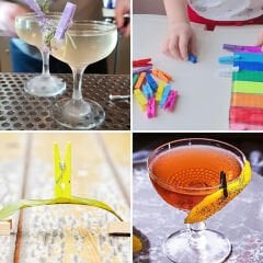 Dekoratif Ahşap SüS Mandalı, 3 cm x 25 Adet - Çok Renkli