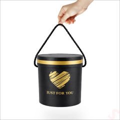 Just For You Silindir Hediye Kutusu 15,5 cm Orta Boy – Siyah