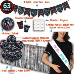 Cinsiyet Belirleme Parti Seti - 16 Kişilik x 63 Parça