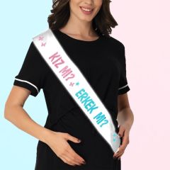 Erkek Bebek Cinsiyet Belirleme Lüks Parti Seti - 8 Kişilik x 48 Parça