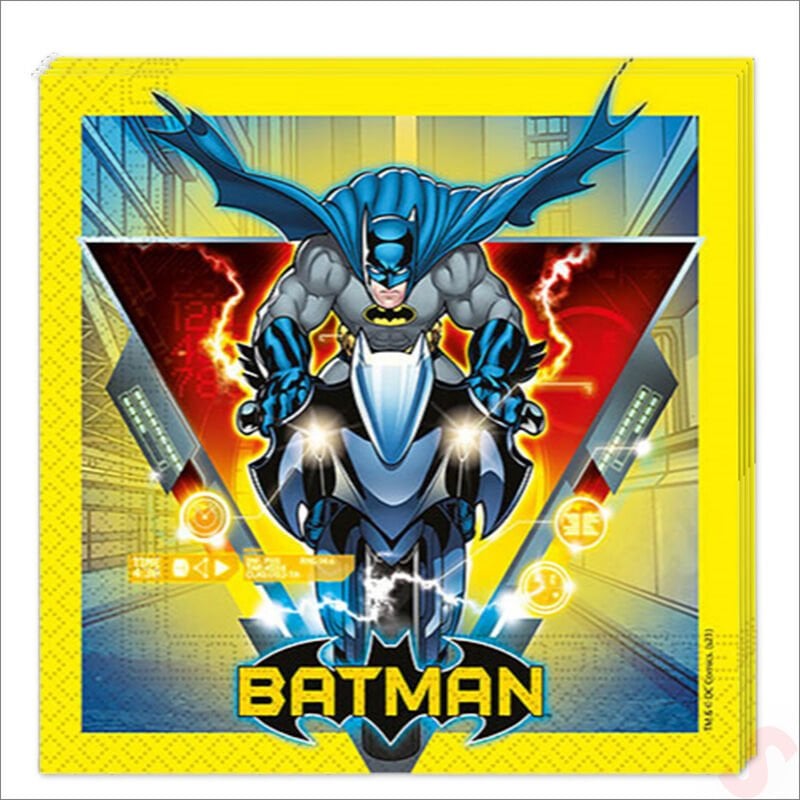 Batman Haydut Peçete, 33cm x 33cm - 20 Adet