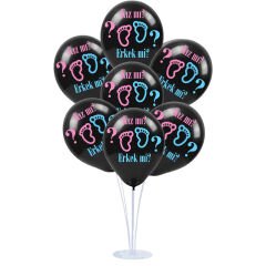 Kız Bebek Cinsiyet Belirleme Lüks Parti Seti - 8 Kişilik x 48 Parça