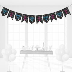 Kız Bebek Cinsiyet Belirleme Lüks Parti Seti - 8 Kişilik x 48 Parça