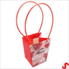 Love Baskılı Karton Hediye Çantası  15×13,5×9,5 cm