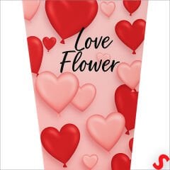 Love Baskılı Karton Hediye Çantası  15×13,5×9,5 cm