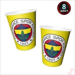 Fenerbahçe SK Karton Bardak - 8 Adet