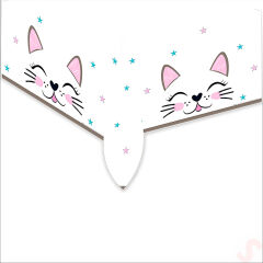 Miss Cat Masa Örtüsü - 120cm x 180cm