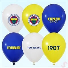 Fenerbahçe SK Pastel Balon, 30cm x 6 Adet