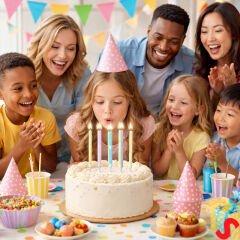 Makaron Renkli Sedef İnce Pasta Mumu 12 cm  - 6 Adet